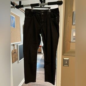 Nine West black straight leg jeans, size 16 excellent condition